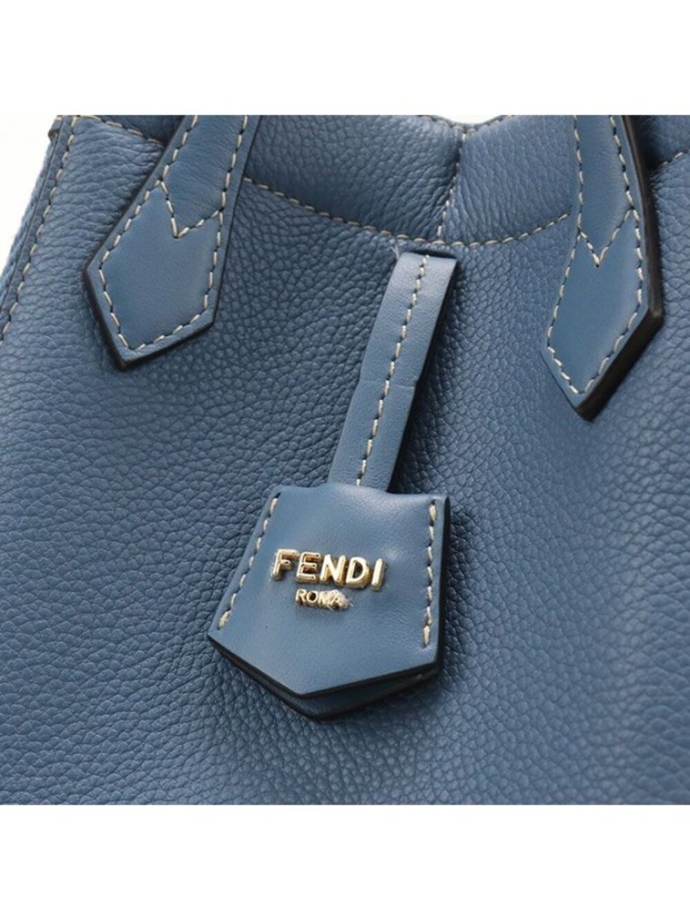 Fendi Origami Mini Zucca Shoulder Bag Calfskin Jacquard - Picture 5 of 8